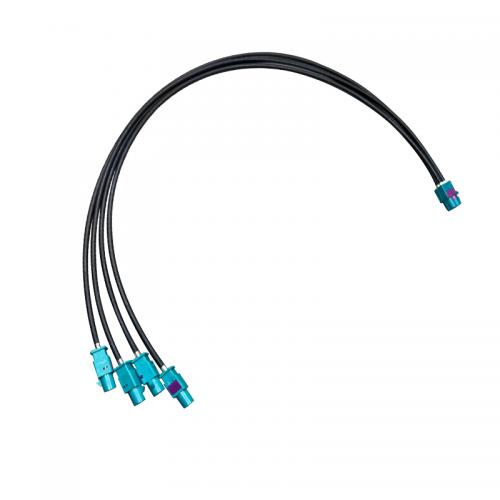 Rosenberg/TE Male and Female Mini-fakra Coaxial Cable 4-in-1